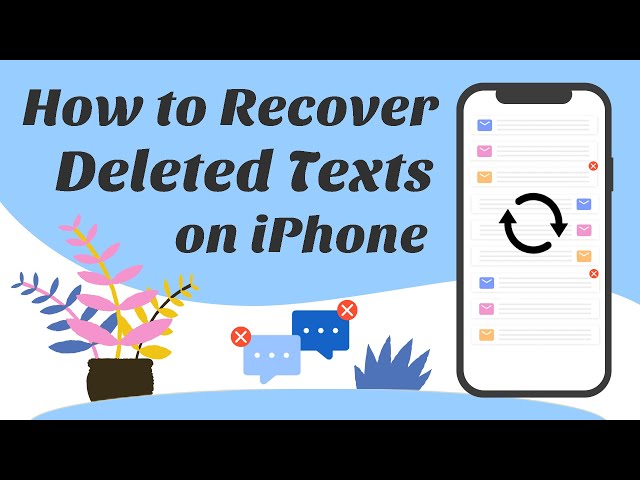 How to Recover Deleted iPhone Text Messages (SMS) Even on iOS 14