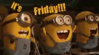 It's Friday-gif minion