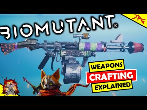 BIOMUTANT Custom Weapons Explained! How To Get And Craft Millions Of Combinations!