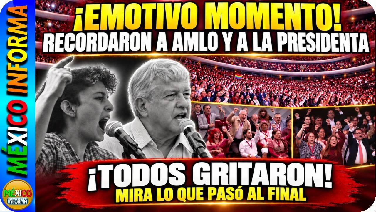 EMOTIVO MOMENTO EN EL AUDITORIO NACIONAL. ASÍ RECORDARON A AMLO Y A CLAUDIA. MIRA LO QUE PASÓ.