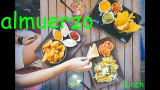 Rosie & Andy: Word of the Day - lunch / almuerzo