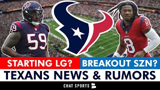 JUICY Houston Texans Rumors: Kenyon Green STARTING? John Metchie III Breakout + Texans Draft Visits