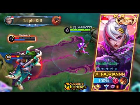 TOP GLOBAL BENEDETTA | BENEDETTA HIGH DAMAGE | BENEDETTA GAMEPLAY MOBILE LEGENDS