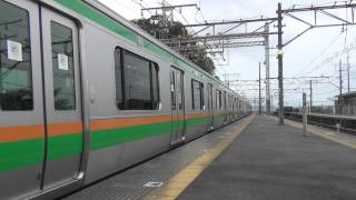preview picture of video 'E233系3000番台 NT8+?? 普通東京行き　根府川発車'