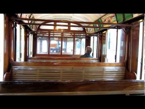Riding Sydney O-class tramcar 1111 (closed section) at Loftus