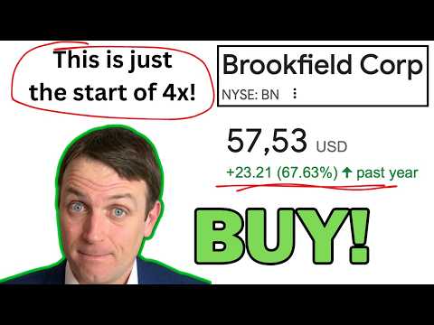 BROOKFIELD STOCK IS A SUPER BUY (4X by 2029) TOP ACKMAN POSITION!
