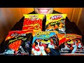 ASMR FLAMIN HOT ASSORTED CHIPS PUFFS DORITOS FRITOS FRIES CRUNCHY MUKBANG WITH EXTREME CRUNCH