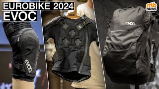 Eurobike 2024: Evoc mit Protektoren für Knie & Ellbogen sowie neuem Rucksack