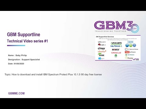 IBM Spectrum Protect Plus - Download the 90 day trial license and deploy the appliance