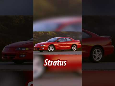 Did You Know About the Stratus R/T? - #Dodge #Mopar #musclecar #retro #cars #2fast2furious #eclipse