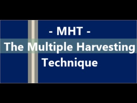 The Multiple Harvesting Technique - Electrolysis-