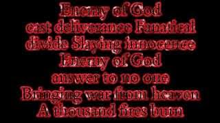 Enemy Of God - Kreator   {English Lyrics}