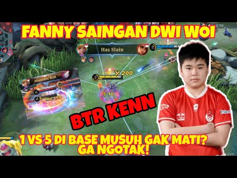 BTR KENN USE FANNY STUN NO EFFECT || POPOL, SELENA, EUDORA IS WASTED 😂 - MOBILE LEGENDS