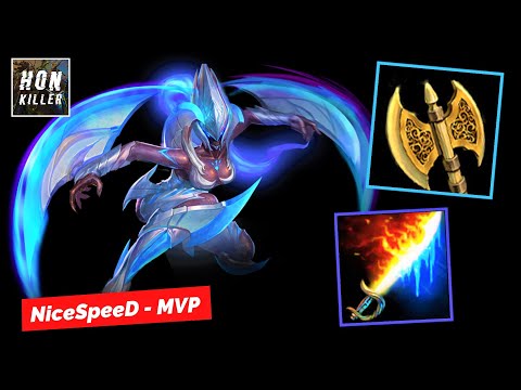 HoN The Dark Lady RUNED CLEAVER with DAWNBRINGER - MVP