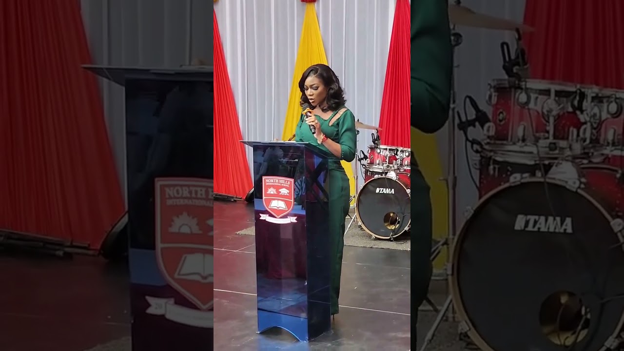 Mrs  Bernice Adu Boateng, General Manager of North Hills International School, Speech