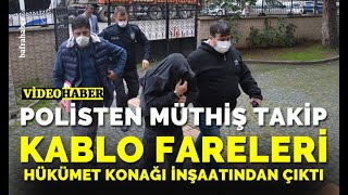 Kablo fareleri Hükümet Konağı inşaatından çıktı!