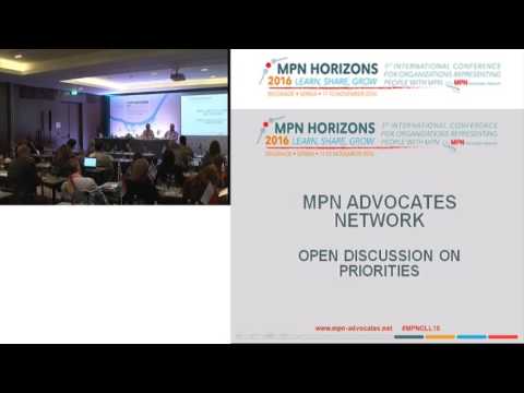 Advocacy session #3 Best practice MPN Open discussion