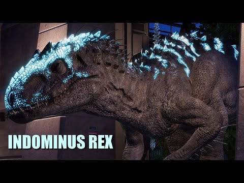 Indominus Rex vs Stegoceratops, Spinoceratops, Indoraptor, Spinoraptor & Velociraptor - JWE 2