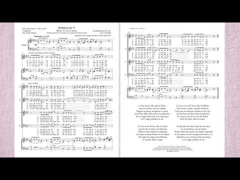SYMBOLUM 77 - Coro y Acompañamiento (Partitura para SATB + Órgano)