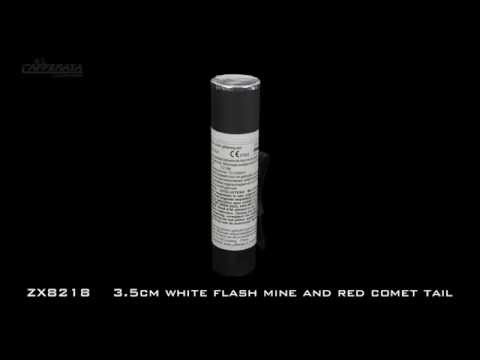 Showtime PSE - ZX8218 - 30m white flash mine and red comet tail