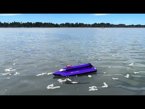 RC Boat 38" running in Saltwater
