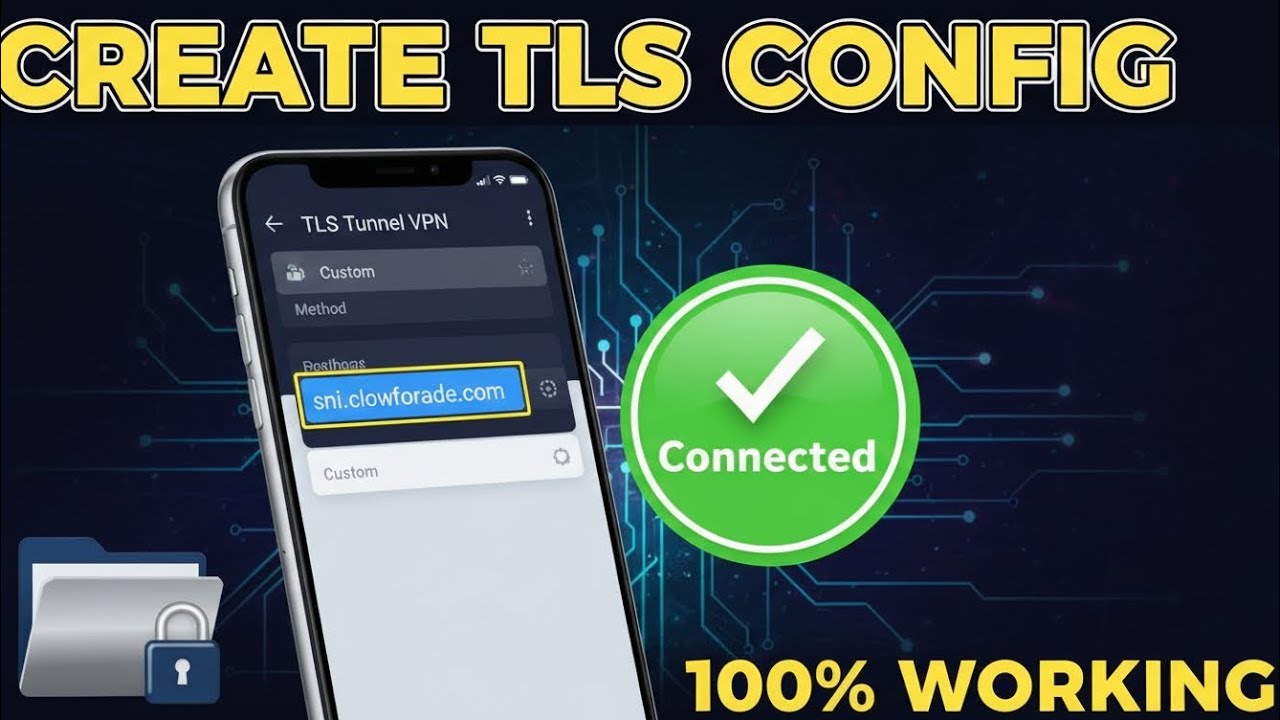 How to Create TLS Config File in TLS Tunnel VPN | Complete Step-by-Step Guide (Android)