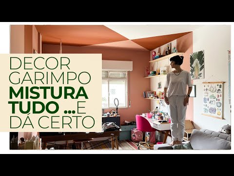 DECORAR COM GARIMPOS - PODE MISTURAR TUDO E DÁ CERTO - APTO COM CARA DE CASA BEM VIVIDA