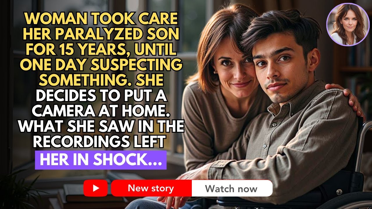 WOMAN TOOK CARE OF HER PARALYZED SON FOR 15 YEARS... UNTIL ONE DAY SUSPECTING SOMETHING...