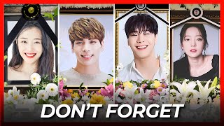 The Most TRAGIC Loss In KPOP History (Jonghyun, Moonbin, Sulli, Hara)