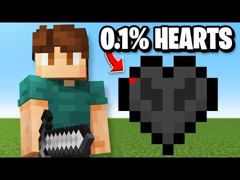 Minecraft, But I Only Have 0.1% Hearts!