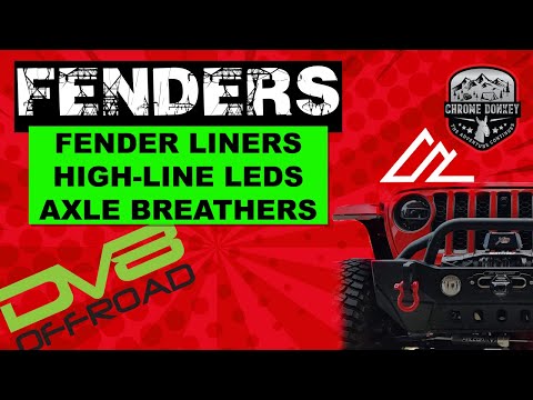 Jeep Mods Saturday - Inner Fender Liners, High Line LEDs & Axle Breather Extensions