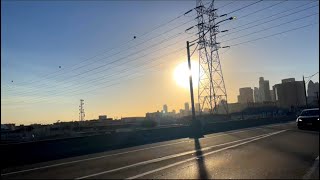 Famous LA bridge 1 Day before the World Series 2024 #shorts #losangeles #worldseries #dodgers