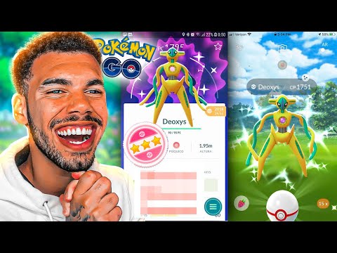 ESSE É O IV DO MEU NOVO DEOXY SHINY - POKEMON GO | Cris |