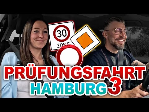 3. Test drive in Hamburg 🏙️ What the examiner is looking for! Driving in the city center | Car dr...
