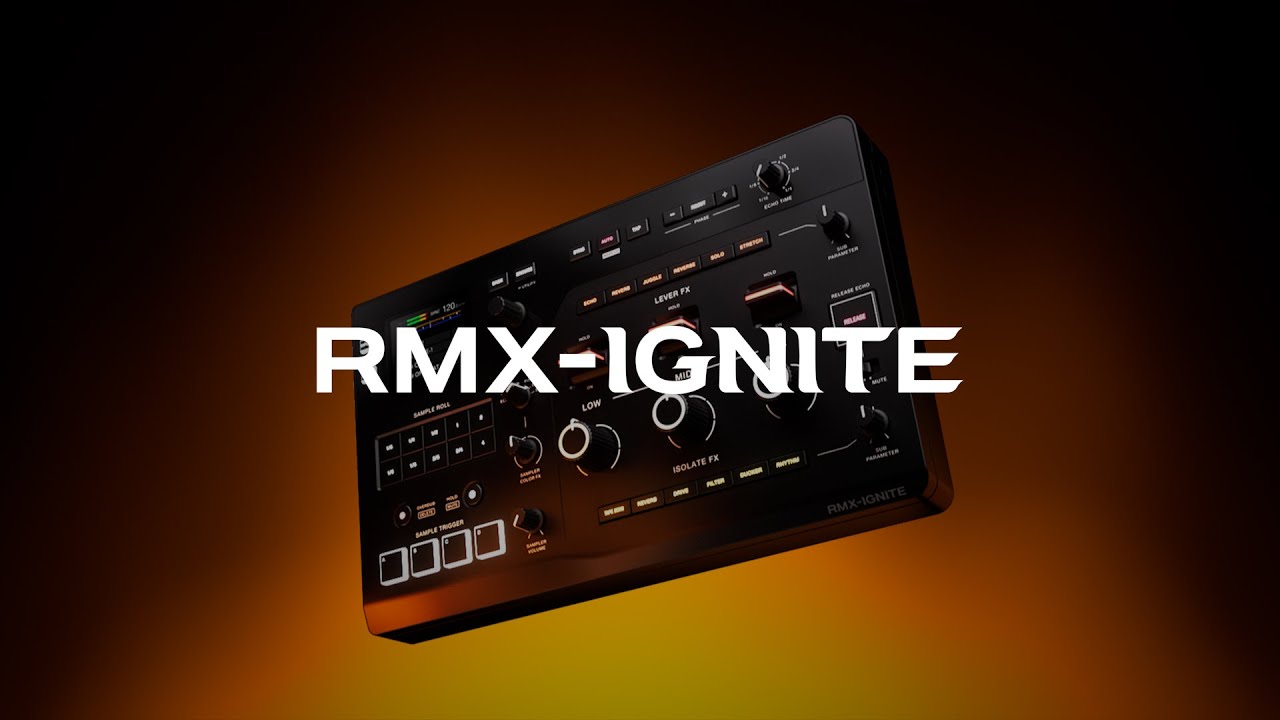 Introducing the RMX-IGNITE - Professional DJ effector & sampler - YouTube