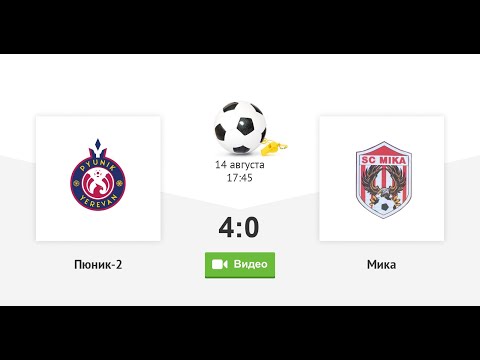Pyunik Academia (4-0) Mika / Armenia First League Round 3