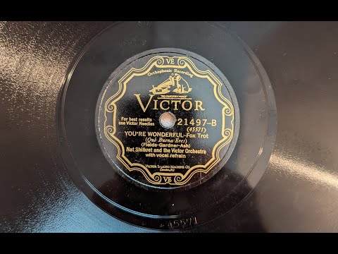 Nat Shilkret, You're Wonderful, NYC, June 8th, 1928