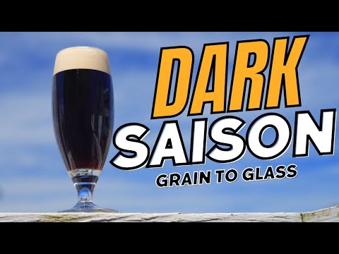Brewing a DARK SAISON: A RARE and RIDICULOUSLY GOOD Beer