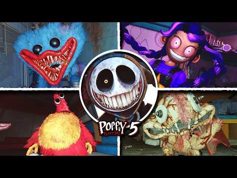 Poppy Playtime: Chapter 5 - ALL Bosses & Monsters + Ending (Showcase)