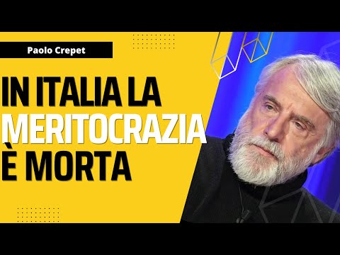 Paolo Crepet - In Italia La Meritocrazia è Morta
