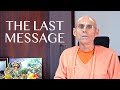 The Last Message Kadamba Kanana Swami