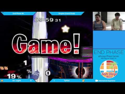End Phase #4 - Dr. Light vs. Tpfox - Singles GF - SSBM