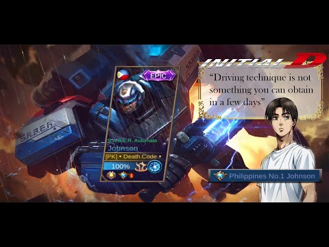 MLBB: TOP 1 JOHNSON - Advanced Driving Rotation