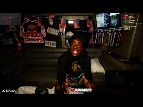 Speed crashes out on chat for car crash donation #ishowspeed #fyp #2025 #streamer #twitch #america