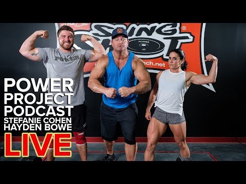 Mark Bell's Power Project EP. 65 Live - Stefi Cohen & Hayden Bowe