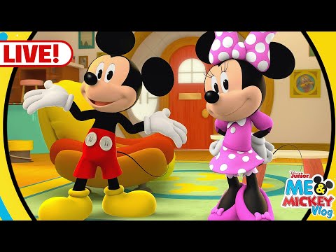 ???? LIVE! NEW! All Me & Mickey Vlogs | Music, Dance, DIY and Story Time! | @disneyjunior