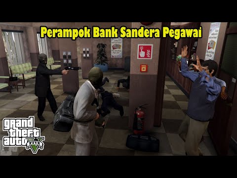 Robbing Banks Surrounded by Police and Soldiers! GTA 5 Story Mode #27