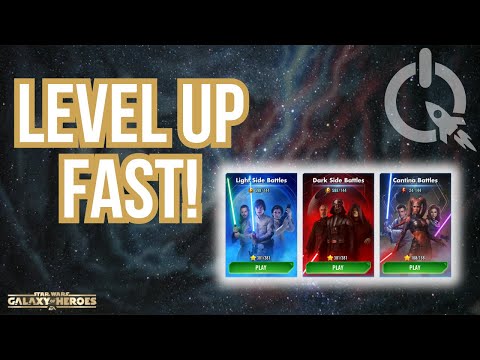 SWGOH Level Up Guide | New Player Tips!