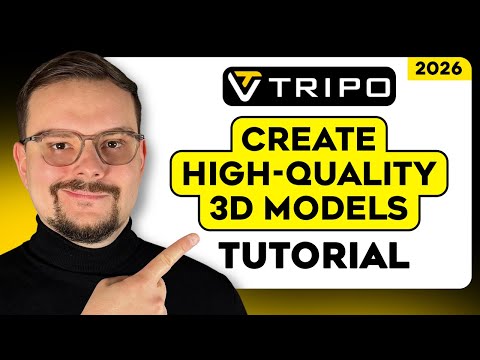 Tripo AI Tutorial - 2026 | How to Create Production-Ready 3D Models | How to Use Tripo 3d AI