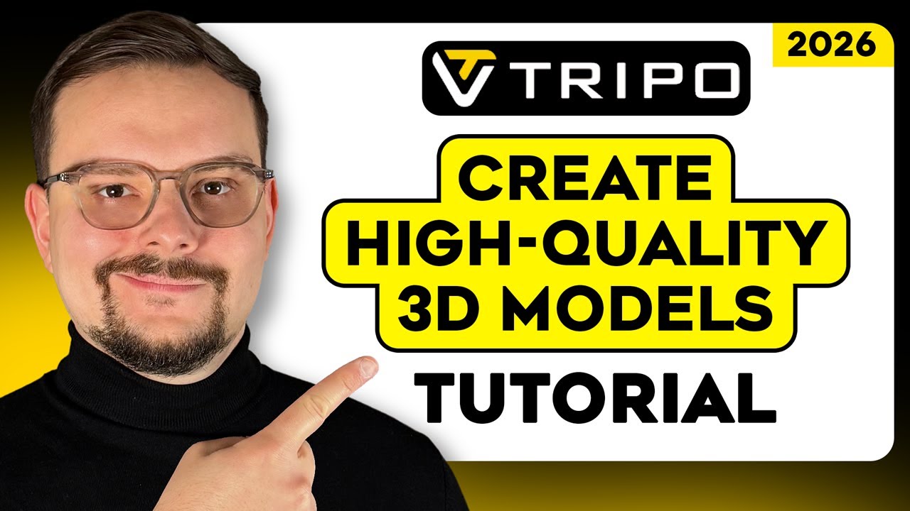 Tripo AI Tutorial - 2026 | How to Create Production-Ready 3D Models | How to Use Tripo 3d AI